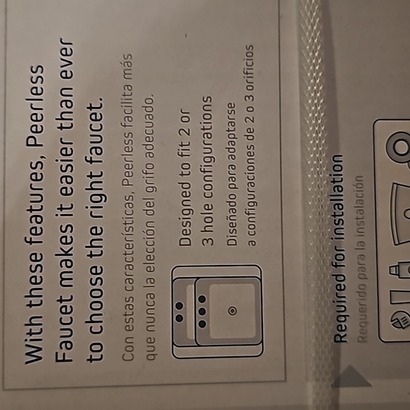 NWOT Peerless Two Handle Laundry Faucet - Picture 4 of 4